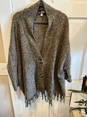 My Beloved cardigan sweater with fringe!  Size medium/large